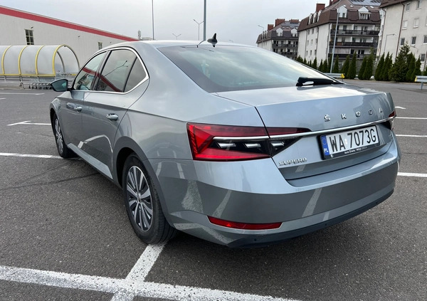 Skoda Superb cena 134999 przebieg: 72220, rok produkcji 2021 z Warszawa małe 232